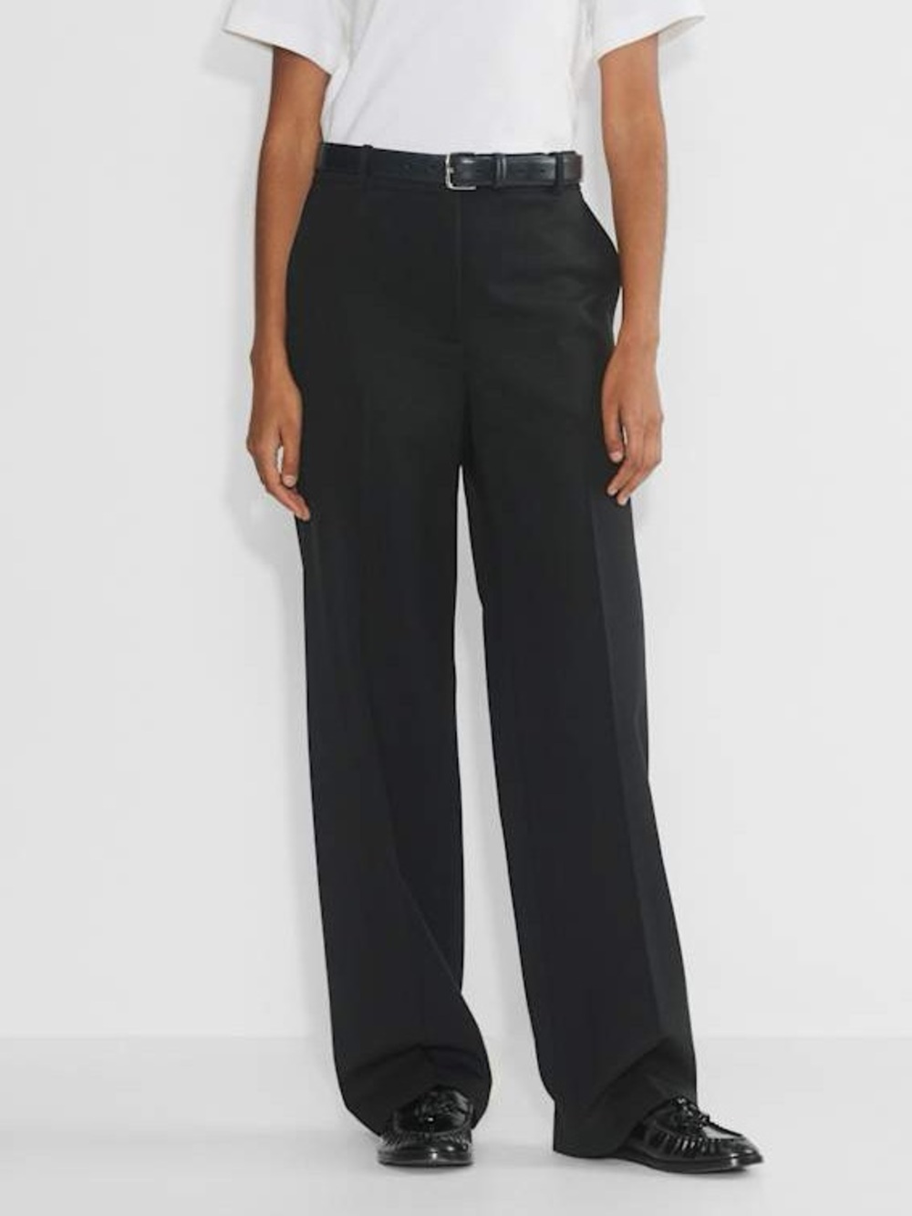 Aritzia Babaton High Waist City Wool Trousers size 2 in Black